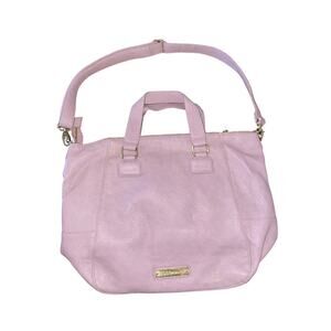 BCBGeneration Large Shoulder Crossbody Purse Bag Lavender Faux Leather